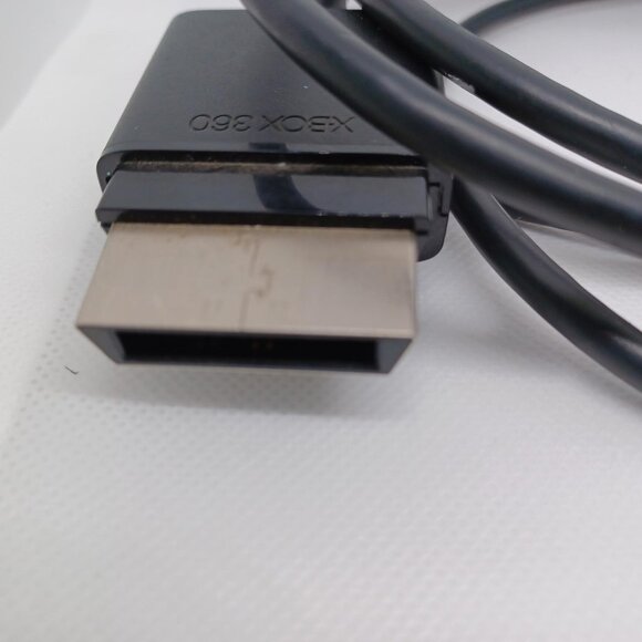 Xbox 360s S Compostie AV Cable Slim Black RCA Cord - Picture 2 of 3